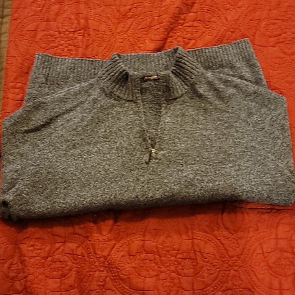 J.McLaughlin 100% Cashmere Large Quarter-Zip - Picture 2 of 4
